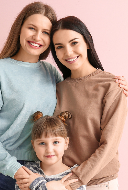 Mums and girl